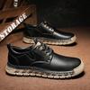 Male Sneakers Adult Non Slip Casual Desert Hiking Footwear Treking Shoes Trainers Outdoor Casual Leather Mens Shoes Retro Style