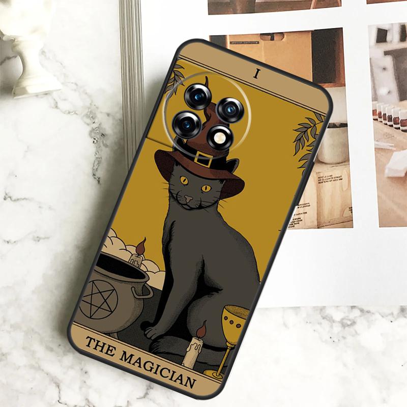 Cats Tarot Witchcraft Case For OnePlus 12R 12 11 9 10 Pro 10R 9R 8T 10T Nord CE 2 3 Lite 2T N10 N20 N30 CE4 Cover