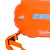 Aquatic Swim Buoy with Waterproof Bag And Adjustable Waist Belt, Double Inflatable Cushion