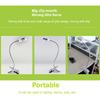 ZJchao Magnifying Lamp, 2.5X Cold Light Lamps with Clamp Desk Magnifier LED USB Beauty Lamp Metal Tube Clip Swing Arm Desk Lamp Book Reading Light