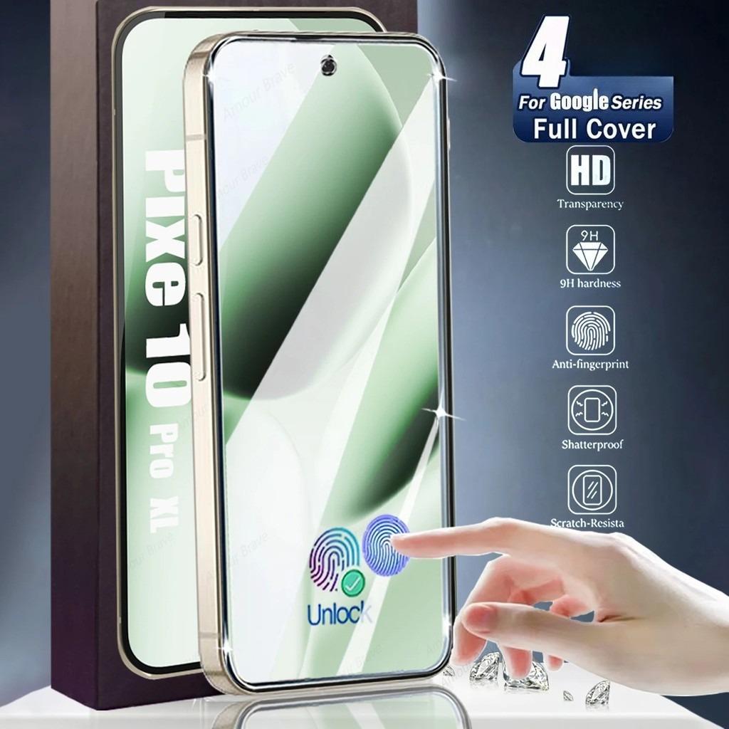 

Tempered Glass for Google Pixel 9 10 Pro XL 6 7 8 9 Pro Screen Protector Full Coverage Films HD Clarity Bubble Free Touch Sensitive ExplosionProof Pixel 4a 5G білий