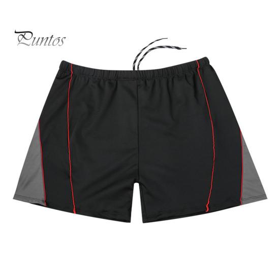 Męskie kąpielówki ze ściągaczem, elastyczny pas, szybkie schnięcie, dopasowane, duże rozmiary, kontrastowe kolory, bokserki kąpielowe, surfing, sporty wodne, spodenki kąpielowe