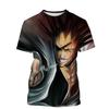 3D Printed New Fashion Women/Men Casual T-Shirt Japanese Anime Round Neck T-shirt Kurosaki Ichigo Hip-hop Short Sleeve Unisex Co