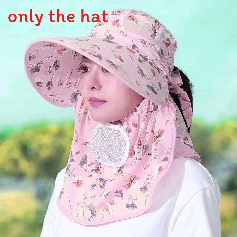 Summer Sun Protection Cap With Wide Brim And Breathable Cotton Fabric For Outdoor Activities