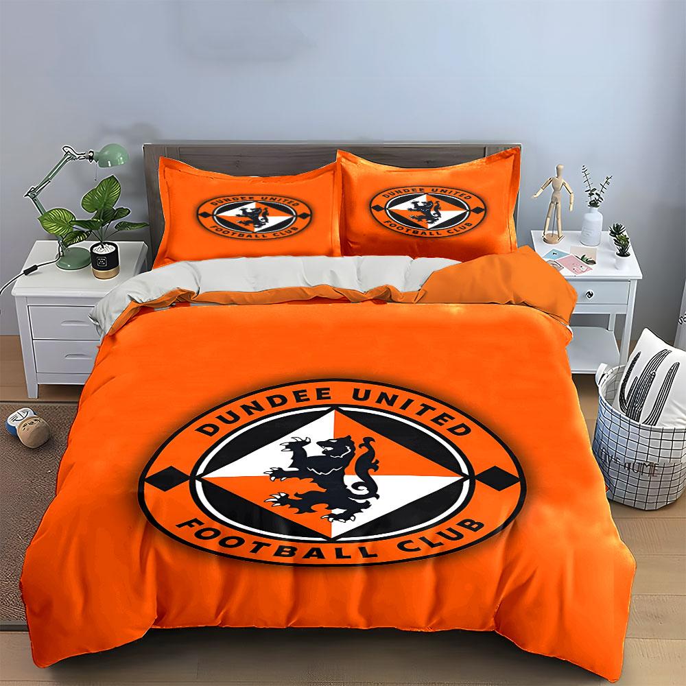Dundee United Bedding Set Bedding Duvet Cover Set Duvet Cover Pillowcases  (1 * Duvet Cover 2 * Pillowcases, Without Duvet Insert)