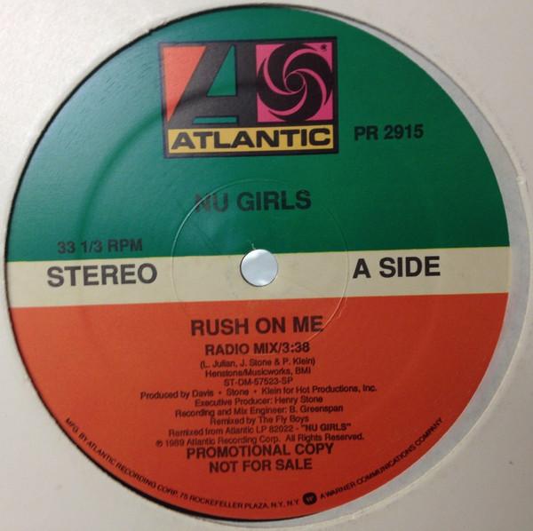 

12inch Record NU GIRLS - Rush On Me PR2915 Atlantic 1989 US Rap & Hip-Hop/R&B Used