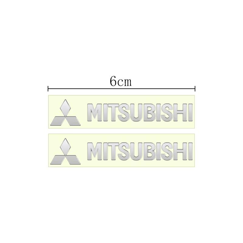 Auto Ruitenwisser Stickers Metalen Embleem Auto Decor Stickers Voor Mitsubishi ASX LANCER OUTLANDER PAJERO Ralliart Auto Accessoires