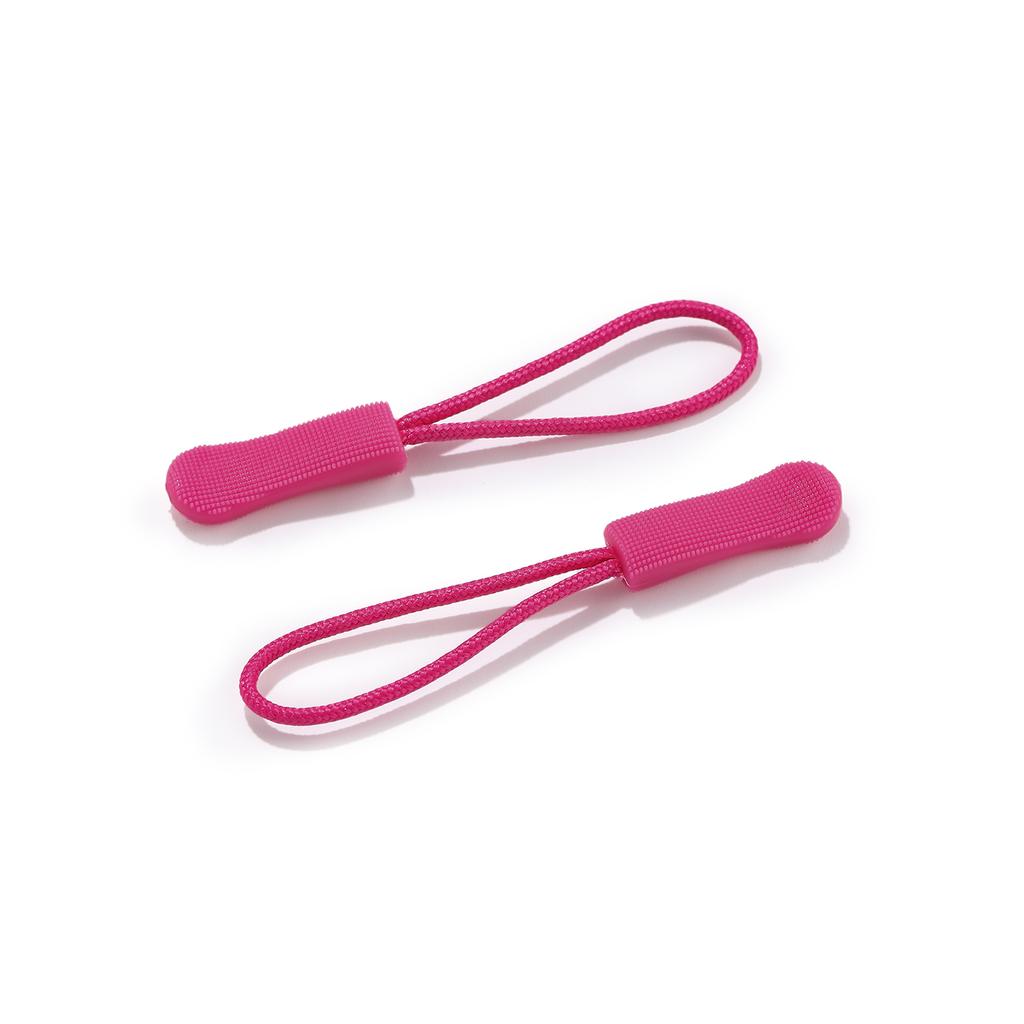 20pcs/lot 6.5cm Colorful Zipper Puller Cord Zip Puller Replacement Ends Lock Zips Travel Bags Clip Buckle Sport Garment Parts