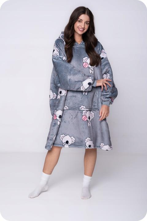 Decke Sweatshirt Oversize Warm Dick Kobblaza 2in1 XXL Koala Flauschig [Ub-Kb-Wz-11]