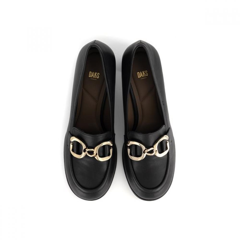 Daks Women S Loafer 5cm Round Toe Buckle Decoration Dlf515ka10