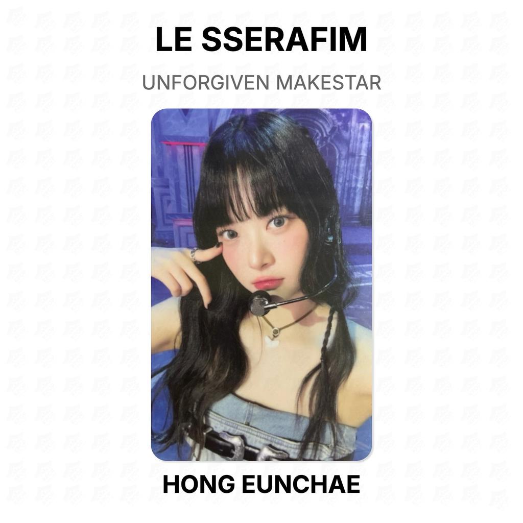 LE SSERAFIM UNFORGIVEN MAKESTAR Official Photocard