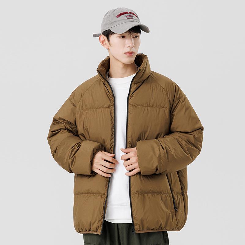 

Пуховики из белого утиного пуха 90% с воротником-стойкой для мужчин и женщин, новые зимние утепленные короткие пуховики, модная мужская одежда 4XL