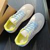 Fashion 2025 Spring Autumn New Womens Color Block Sneakers Lightweight Flat Canvas Casual Sport Shoes Versatile Streetwear Daily Flats