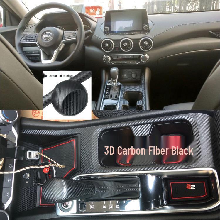 2020 14th Gen Sylphy Carbon Fiber Interior Gear Shift & Console Screen Decoration Stickers
