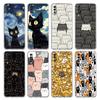 Cat-Printed Phone Case For Samsung A14 5G A12 A22 A32 A34 A42 A52 A54 A50 A70 A30 A40 A20E A10S A20S A02S A04S Silicone Cover