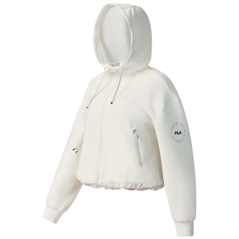 FILA Women s Relaxed Fit Knit Hooded Sports Jacket XXL