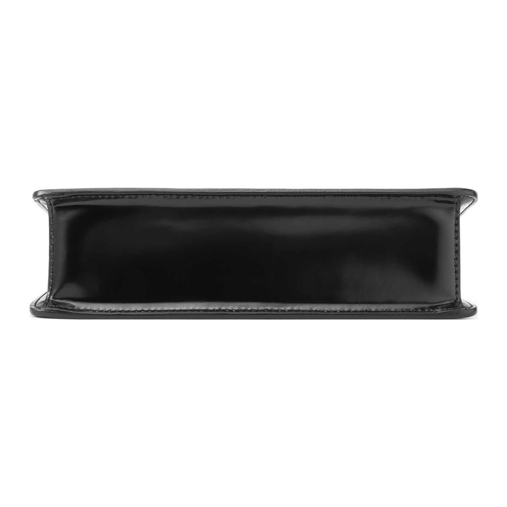 Prada Shiny Leather Handbag Women Handbags Black 1BC155-ZO6-F0002-V-OOM