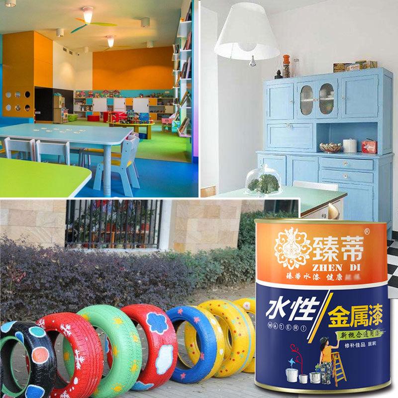1000g Water-based Paint Anti-rust Water-based Paint Metal Paint Resistant High Temperatures Not Prone Fading Anti-rust Corrosion