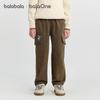 BalaOne Boys' Fleece-Lined Cargo Pants