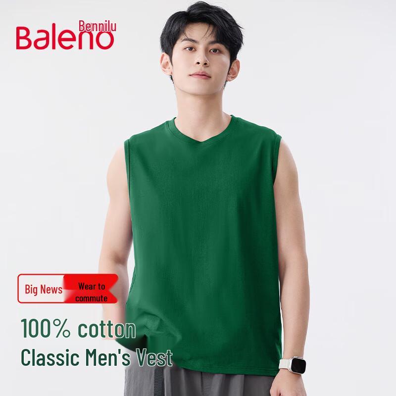 Baleno Men's Pure Cotton Sleeveless Tank Top