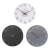 12/14 Inch Silent Non Ticking Wall Clock Wooden Clock Modern Wall Clocks Decorative for Home Living Room Bedroom Office Kitchen