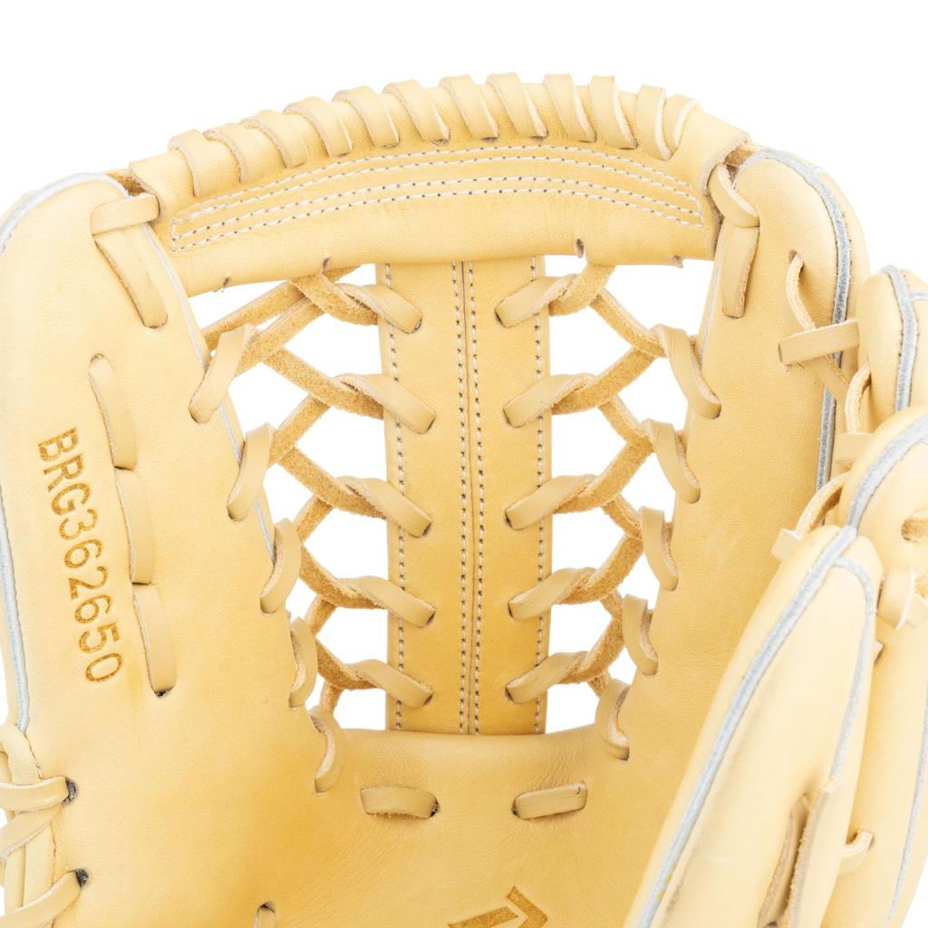 ZETT Neo Status Softball Pastel Size 7 Glove, All-Around, Right-Handed Throw, Brown, (BRG362650)