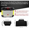 Motorcycle Top Box Backrest Motorcycle Back Cushion Passenger Backrest Back Pad For Universal 45L Rear Top Case Cushion