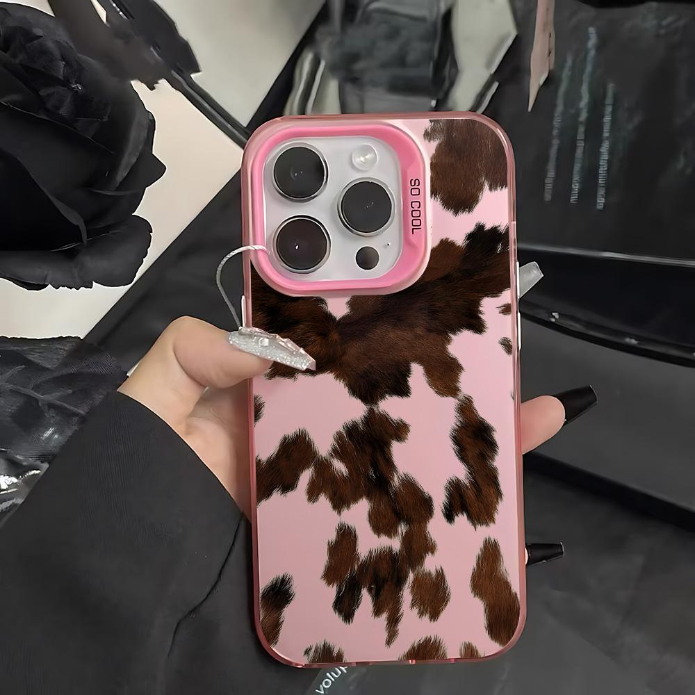 Creative Milk Cow Pattern Phone Case for Samsung Galaxy S26 S25 S24 S23 S22 S21 FE Ultra Edge Plus 4G 5G Anti Fall Matte Cover