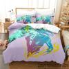 Anime JoJos Bizarre Adventure Bedding Set Duvet Cover Pillowcase King Queen Size Boys Adult Comforter
