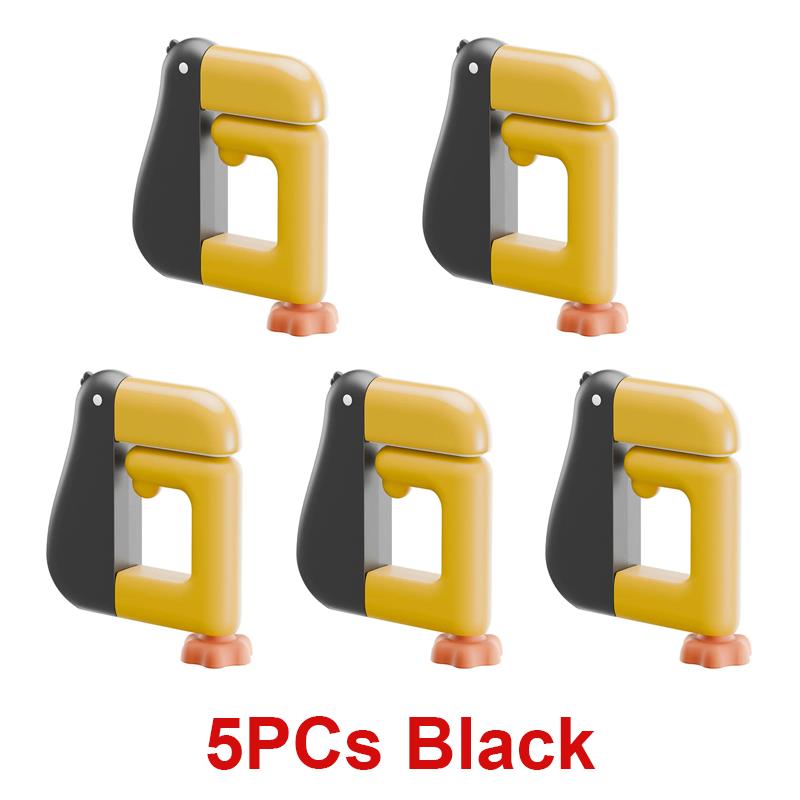 1/3/5Pcs Thinking Duck School Bag Hanging Hook Portable Adjustable Desk Side Bag Hanger For Office Home Table Storage Use Holder