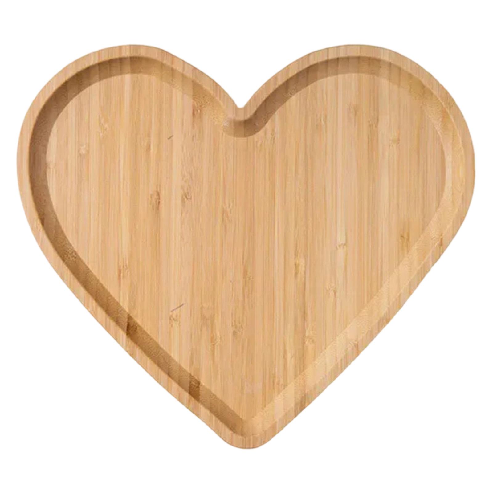 

Wooden Heart-shaped Food Plates, Charcuterie Plates Party Supplies, Festive Atmosphere