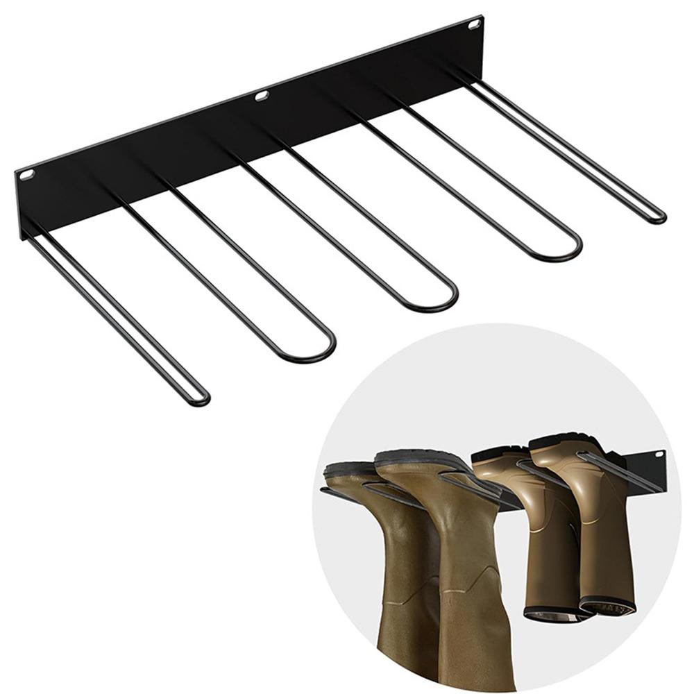 

2 шт. черный держатель для ботинок, металлический дисплей для ботинок, прочная полка для ботинок, домашняя прихожая, крыльцо