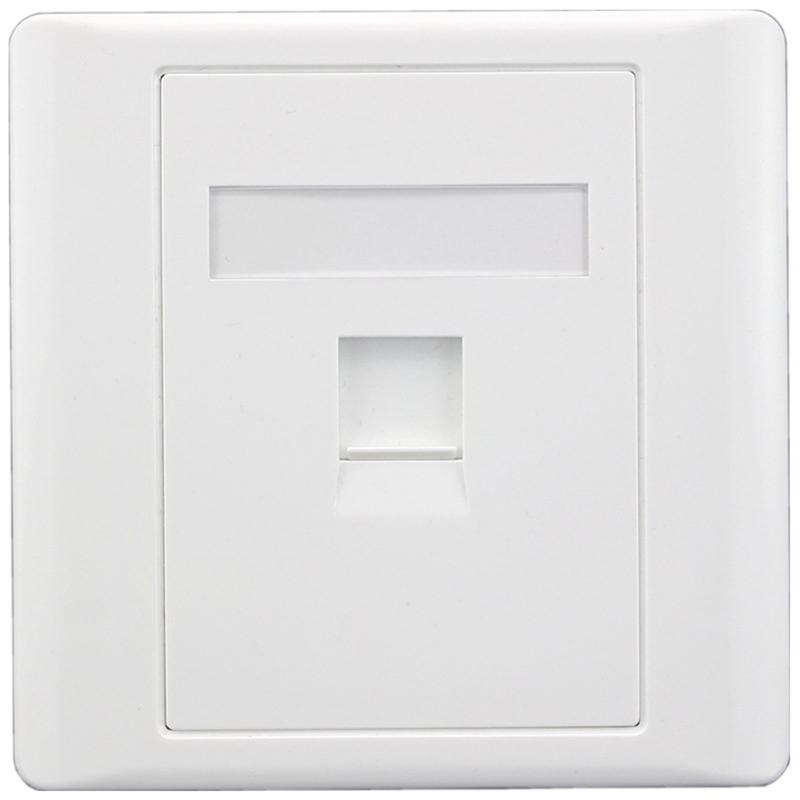 

86 Тип Мережа Ethernet Lan Gigabit Rj45 Cat6 Outlet Socket Keystone Лицьова панель
