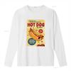 Size Matters Go For The Biggest Hot Dog Bigger Thicker Juicier T Shirt Baggy Boyfriend Baseball 3013 Vintage Washed Breathable