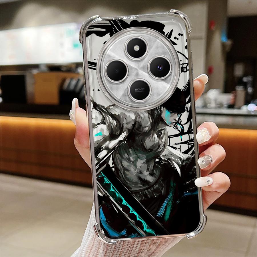 Anime Ones Pieces Clear Cover Case for Xiaomi Redmi A3 A5 14C K80 5G 13C K80 Pro A3X
