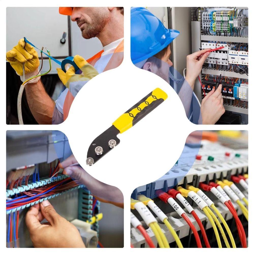 Smooth Roller Mechanism Electrical Cable Tool Cable Wire Straightener  Construction Tool