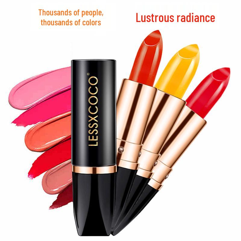 lessxcoco Carrot Color-Changing Lip Balm - Hydrating, Moisturizing, Nourishing, Anti-Chapped Lipstick