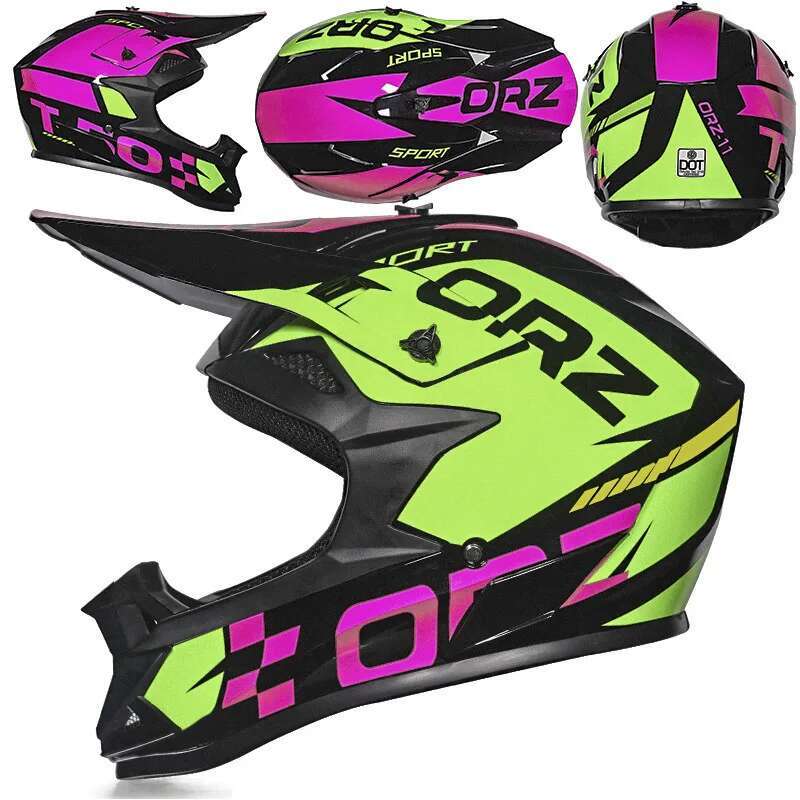 Mountain Breathable Double Visor Motocross Helmet Off Road Riding Helmet O'Neill Men's and Women's Rally Helmet Large