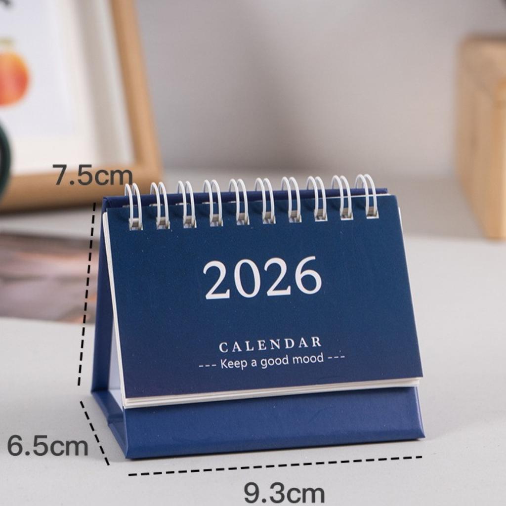 Simple Desk Calendar 2026-2026 Mini Planner Top Priorities To Do List Time Schedule Calendar Office School Stationery Supplies
