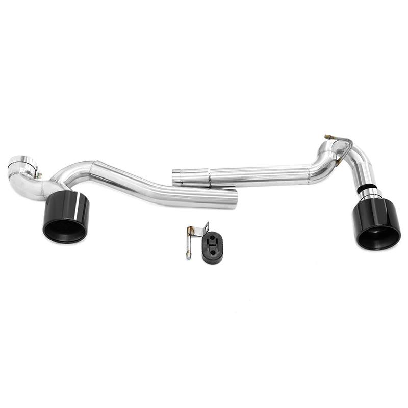 BMW E90/E92/E93 320i/330i/325i Dual-Outlet Black Stainless Steel Tailpipe for MT Conversion