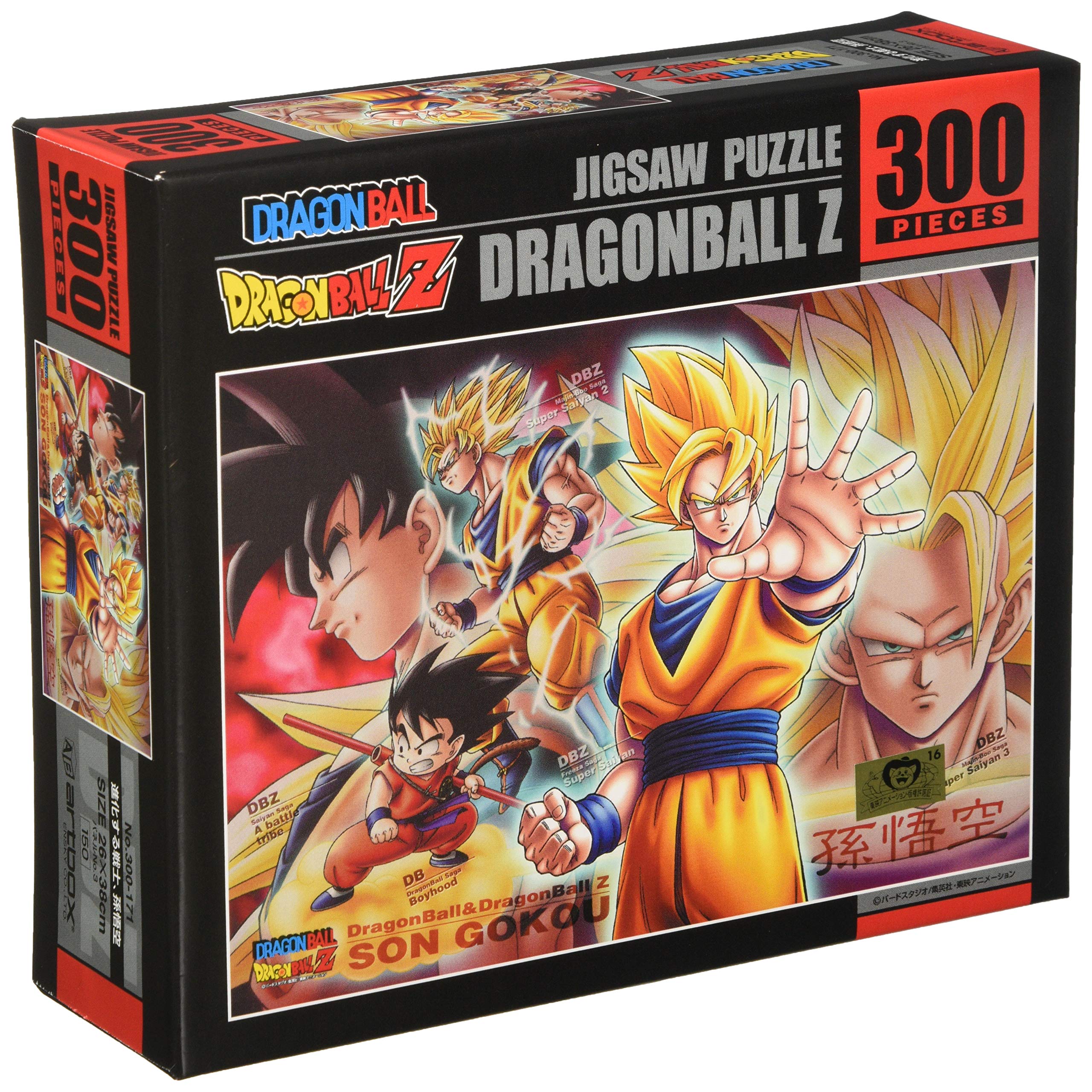 

jigsaw puzzle Dragon Ball The Evolving Son Goku 300-piece Z Warrior, (26x38cm) 300-171
