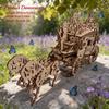 Luxury Carriage DO-IT-YOURSELF Wooden 3D Puzzle Min High Quality Durable Design Safe for Children Iature Kit Imaginative Holiday Birthday Present Toy