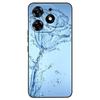 For Tecno Spark 10 Pro 10C Phone Cases Butterfly Protector Soft Silicone Back Cover for Tecno Spark10 Pro KI7 Capa Black Bumper