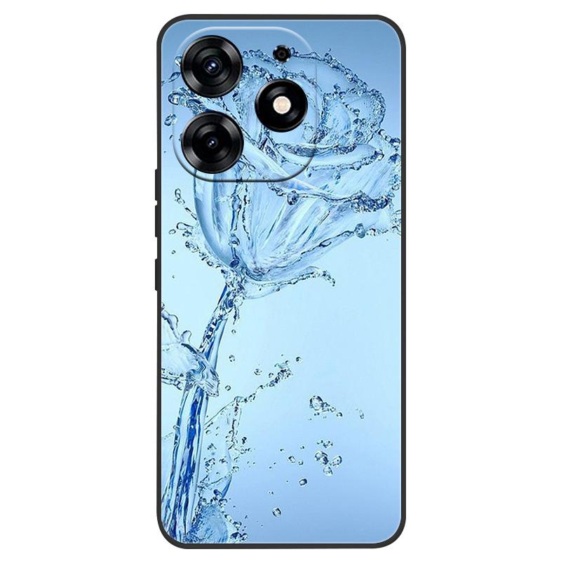 For Tecno Spark 10 Pro 10C Phone Cases Butterfly Protector Soft Silicone Back Cover for Tecno Spark10 Pro KI7 Capa Black Bumper