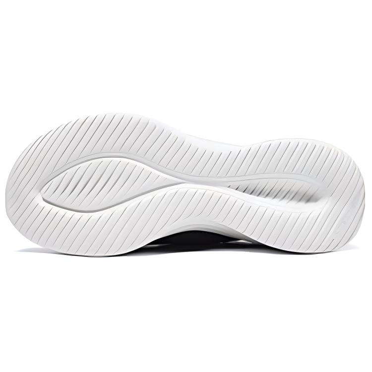 Skechers Sport Fabric Retro Fashion Breathable Support Low Top Casual Shoes Women Sneaker Black 150457-BLK