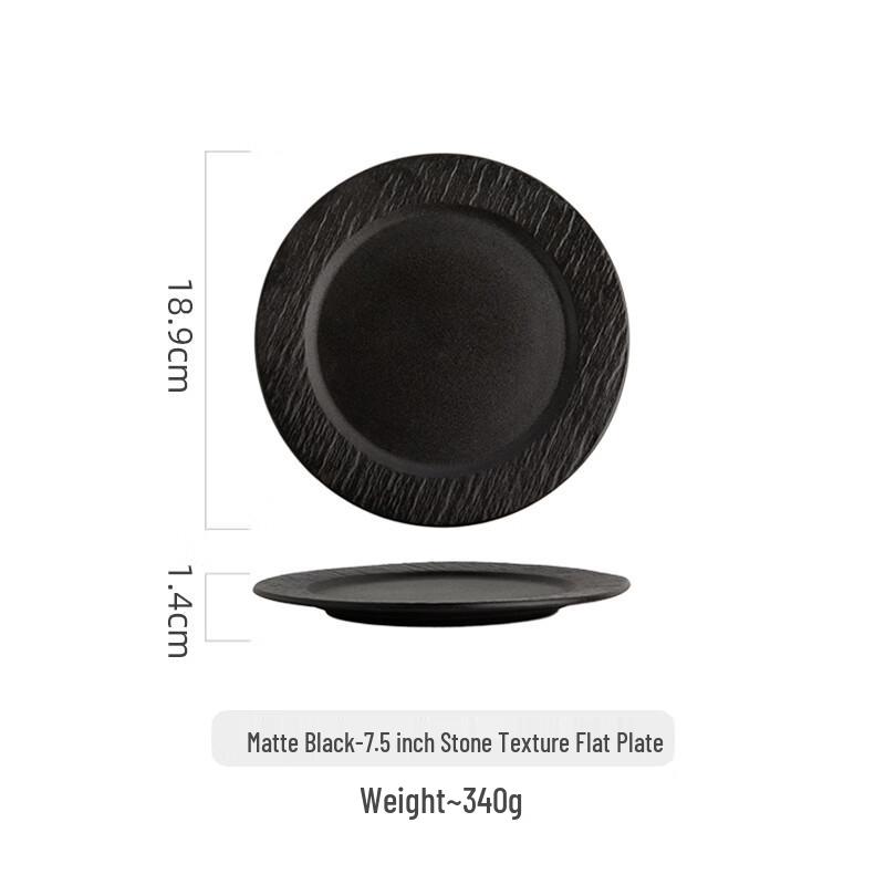 Ceramic Steak & Pasta Plate