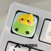Süßer Papagei Handwerker Tastenkappe Harz Custom Anime Personalisierte Tastenkappe Gaming Tastenkappe für Mechanische Tastatur Zubehör Geschenke