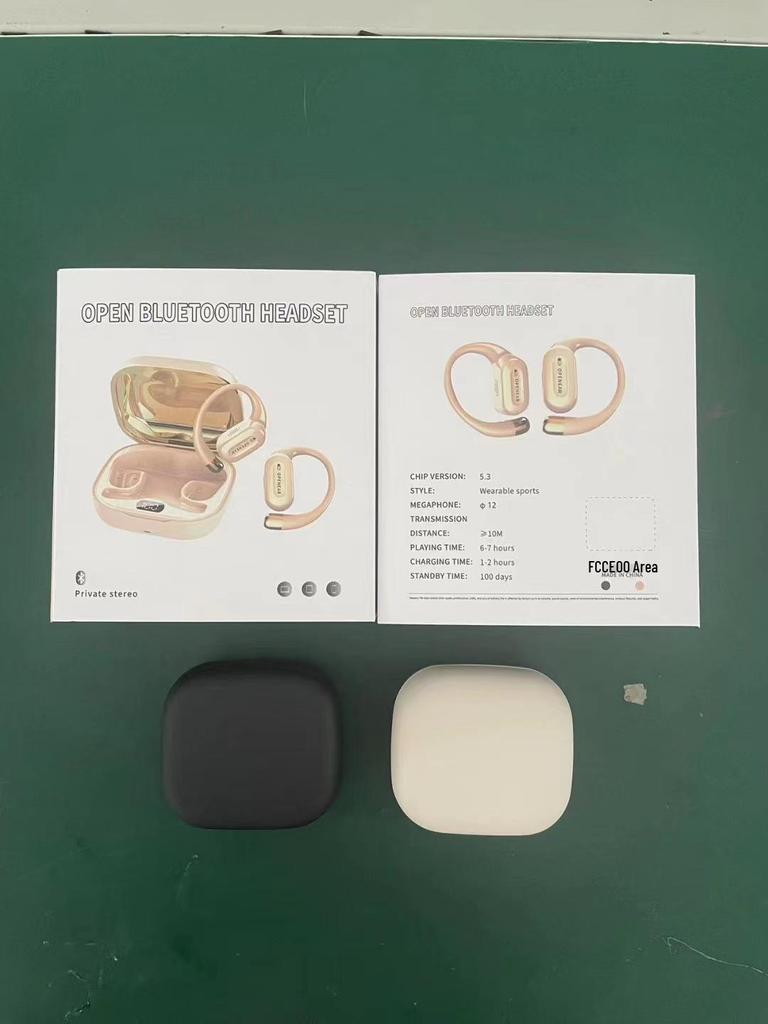 OWS08 Open-Type Air Conduction Clip-On Wireless Bluetooth Earphones