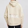 Li Ning Wade Series Logo Fleece Warm Loose Pullover Hoodie Men hoodies Fog-Khaki AWDR799-5