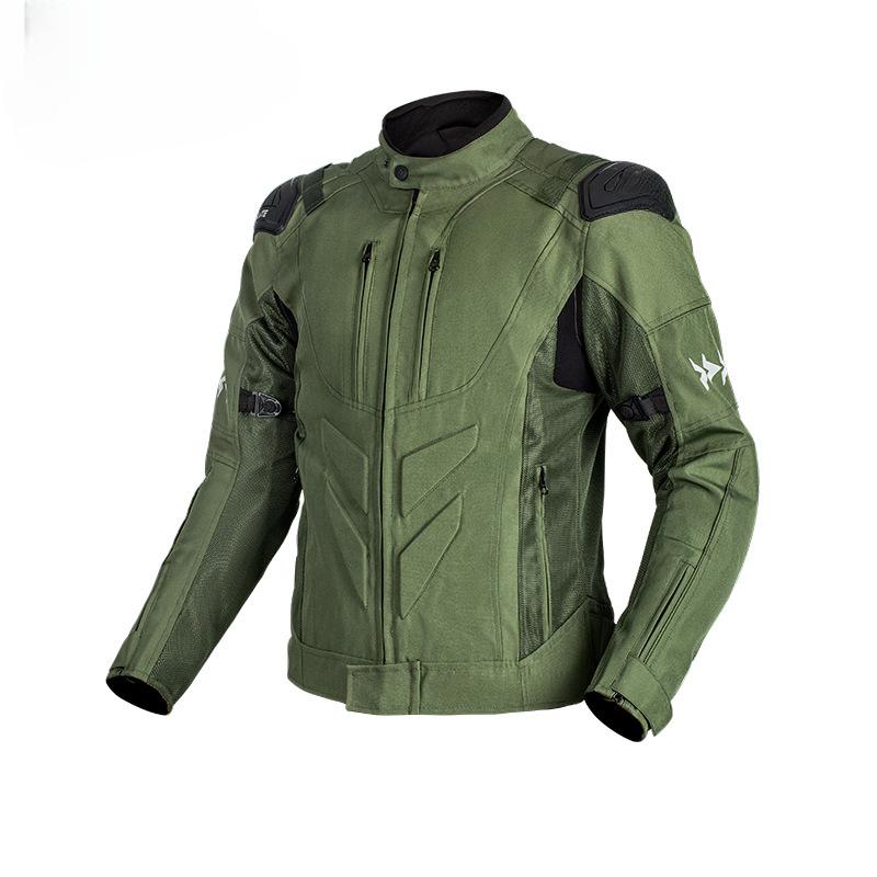 Motorcycle Riding Suits, Road Protection Racing Suits, Summer Breathable Motorcycle Equipment, Men's Jacket Sets